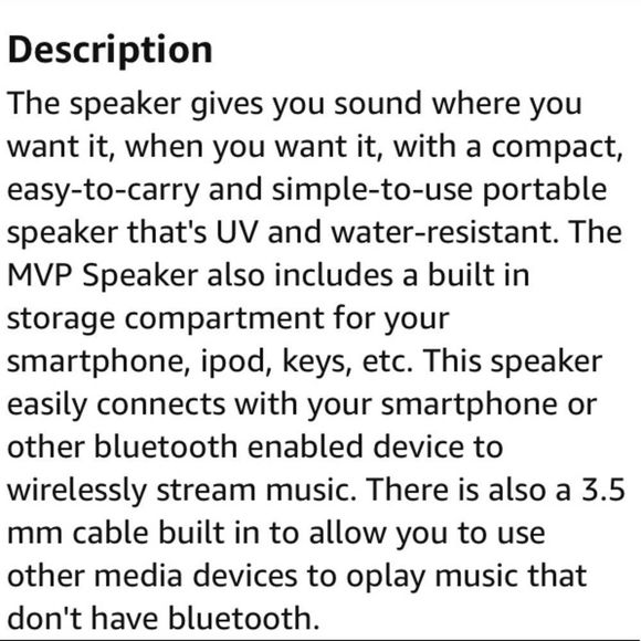 Acoustic Research Portable Wireless Bluetooth Outdoor Speaker for Skinit…‎ - Picture 11 of 12